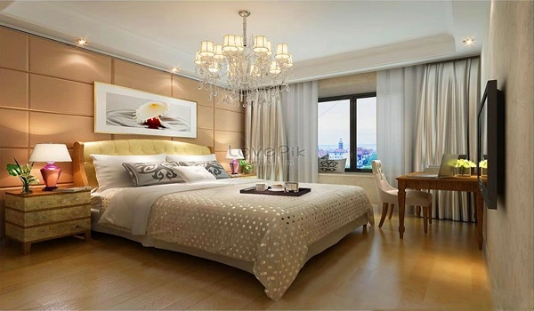 Lodha Elliora Bedroom Area